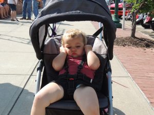 little girl at the 2016 steel horse rally
