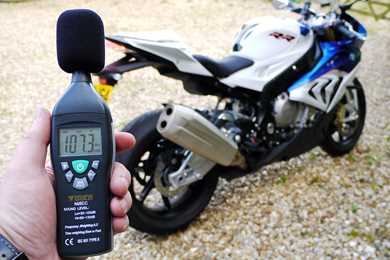 loud bike with sound meter 107