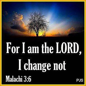 Jesus - I change not