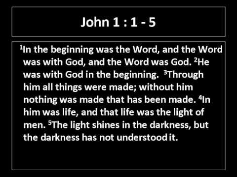 Jesus - In the beginning was the Word John 1