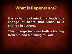 jesus - repetence defined