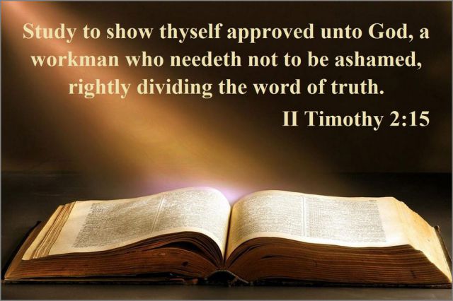 Jesus - Study to show yourself approved