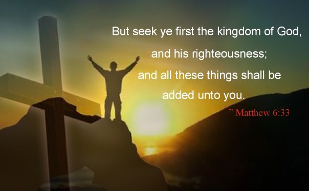 Jesus - seek ye first the kingdom of God