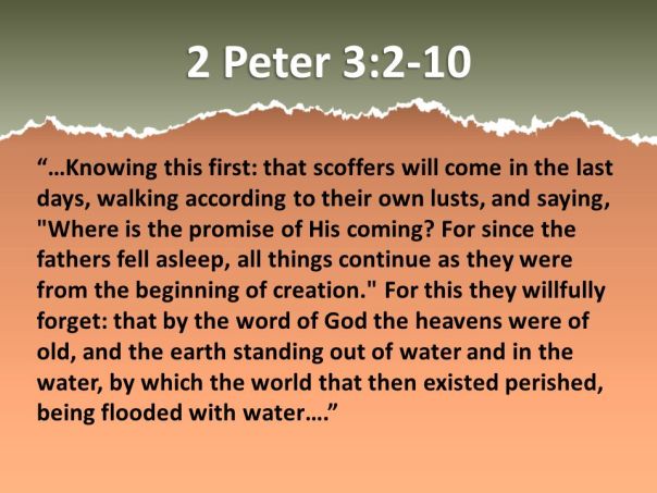 jesus - scoffers in the last days