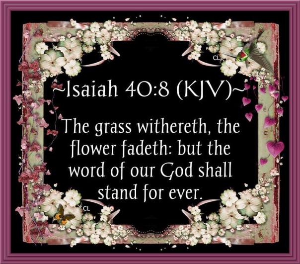 jesus - the word of god shall stand forever