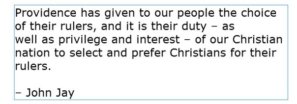 Christian Nation - John Jay