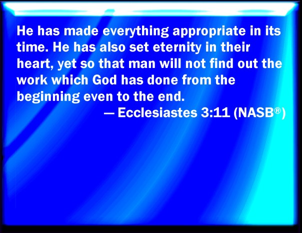 jesus - eternity in our heart