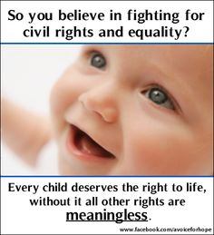 abortion - every child deserves the right to life