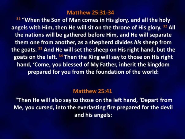 jesus - hell for devil and demons