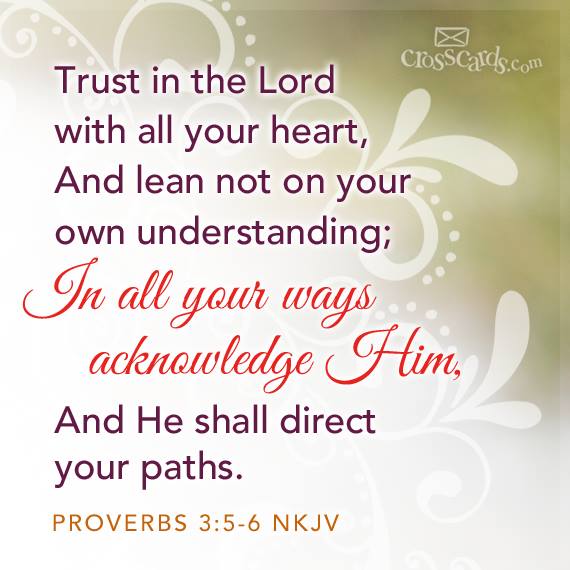 Jesus - trust in the lord with all your heart