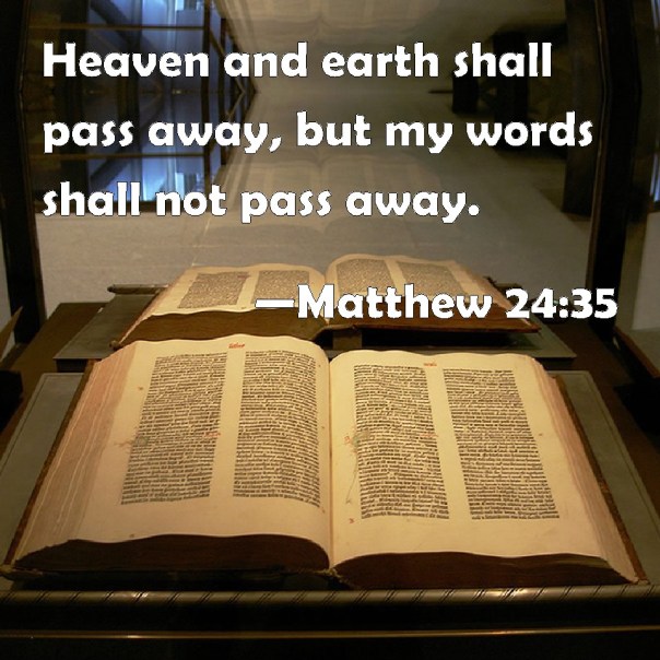 Jesus - the word shall never pass away