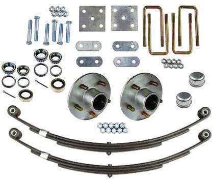 Boat Trailer Leaf Spring & Wheel Hub removal – installation (video ...